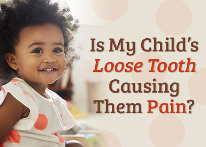 Houston dentist, Dr. Meghna Dassani at Dassani Dentistry answers the question, “Does having a loose baby tooth hurt?” and gives advice on handling this milestone.
